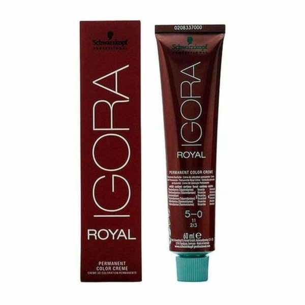 Noturīga Krāsa Igora Royal Schwarzkopf Igora Royal 5-0 Nº 5-0 Nº 9.0-rubio muy claro Nº 8.0-rubio claro 60 ml