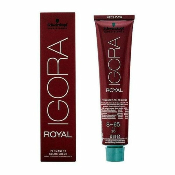 Noturīga Krāsa Igora Royal Schwarzkopf Igora Royal 8-65 Nº 8-65 Nº 9.0-rubio muy claro Nº 8.0-rubio claro 60 ml