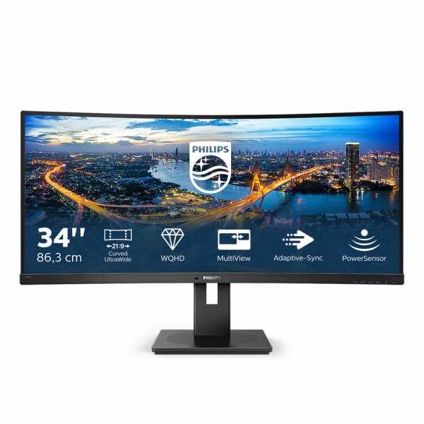 Monitorius Philips 345B1C/00 34" LED VA LCD Flicker free 50-60 Hz
