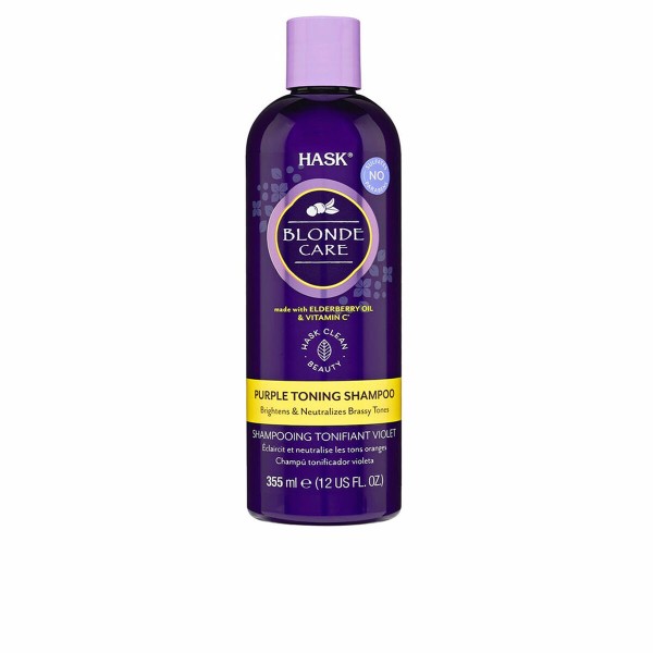 Värin neutraloiva shampoo HASK Blone Care Vaaleat hiukset (355 ml)
