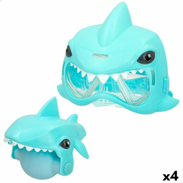 Set of water pistols and diving mask Eolo Shark 18 x 15 x 8,5 cm (4 Units)