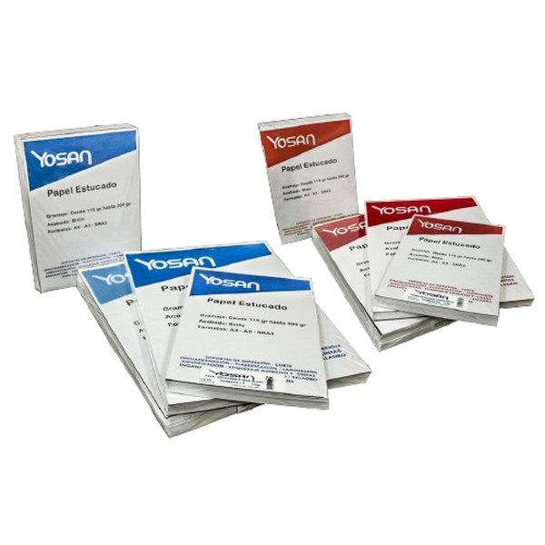 Coated Paper Yosan Valge 125 Lehed SRA3