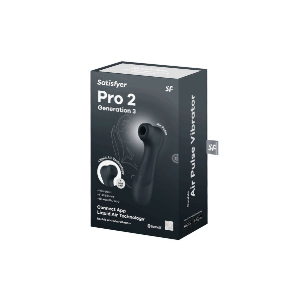 Klitoriksen imustimulaattori Satisfyer Pro 2 Generation 3 Musta