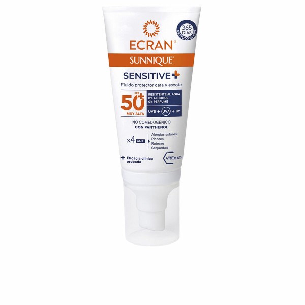 Kremas nuo saulės Ecran ECRAN SUNNIQUE Spf 50+ 50 ml