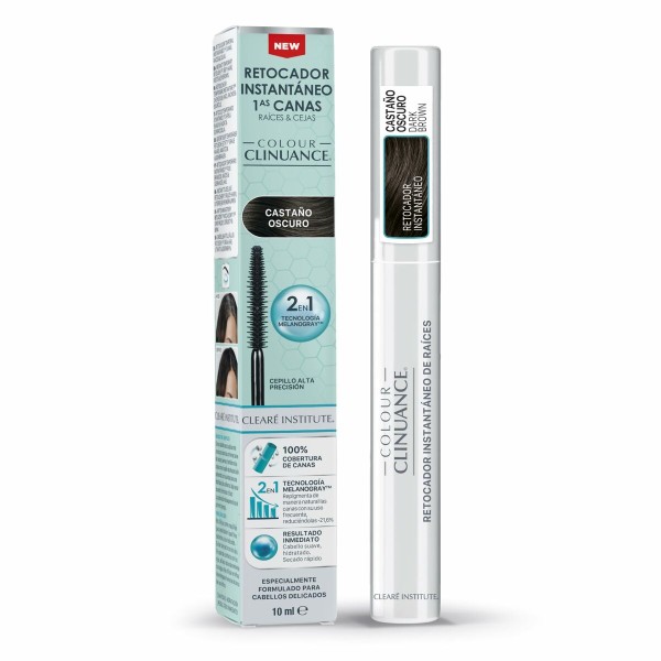Eyebrow Tint Clearé Institute COLOUR CLINUANCE Dark Brown 10 ml