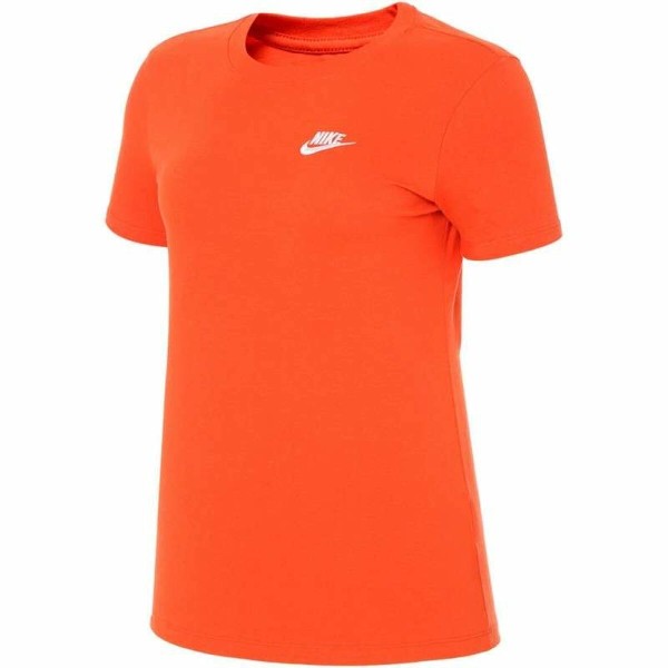 Sieviešu Krekls ar Īsām Piedurknēm Nike Sportswear Oranžs (M)
