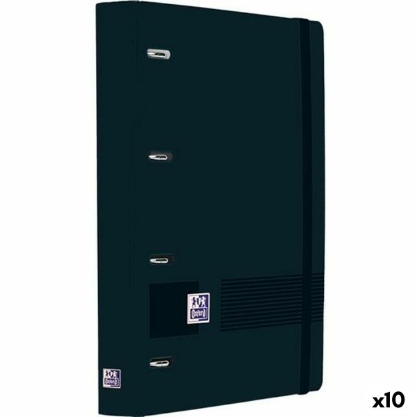 Gredzenveida stiprinājums Oxford LIVE&GO Melns A4+ (10 gb.)