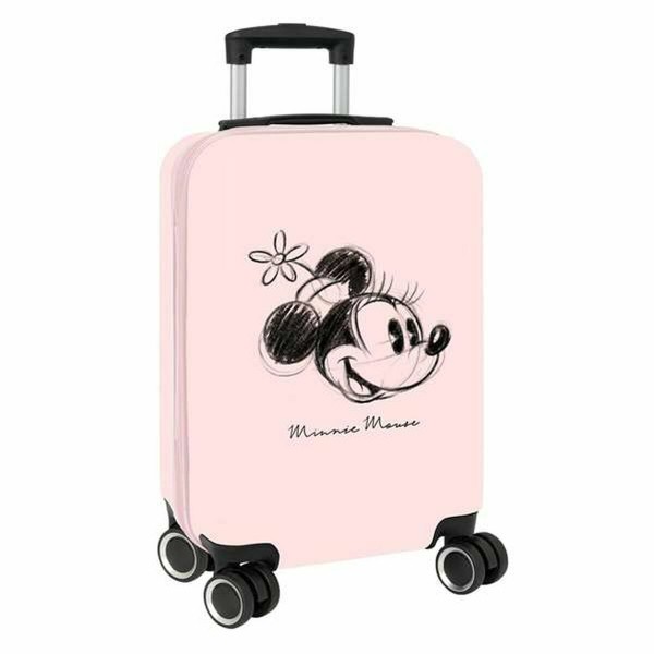 Lagaminas su ratukais Stitch MINNIE MOUSE "BABY" Rožinė 20'' 20 L 34,5 x 55 x 20 cm