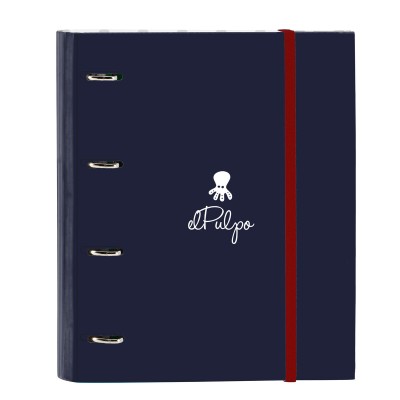 Ring binder El Pulpo Navy...