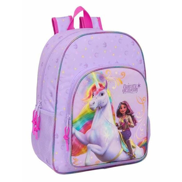 Школьный рюкзак Unicorn Academy Лиловый 33 x 42 x 14 cm