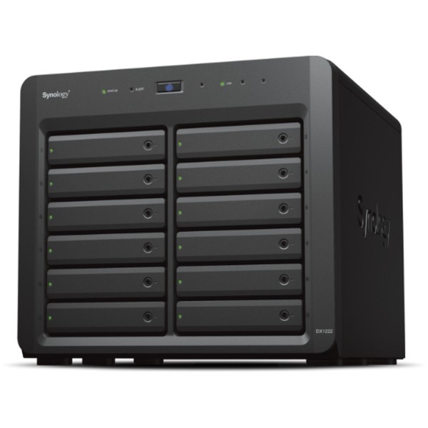 NAS Verkkotallennus Synology DX1222 Musta