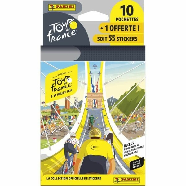 Lipdukų pakuotė Panini TOUR DE FRANCE 2025