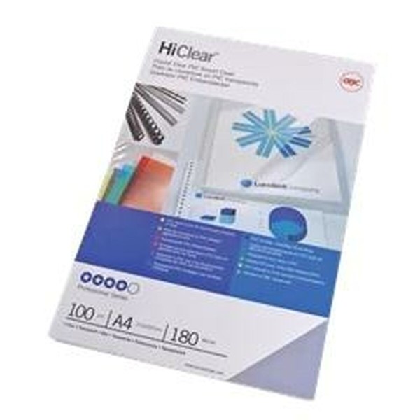 Iesiešanas vāki GBC Caurspīdīgs PVC (100 gb.)