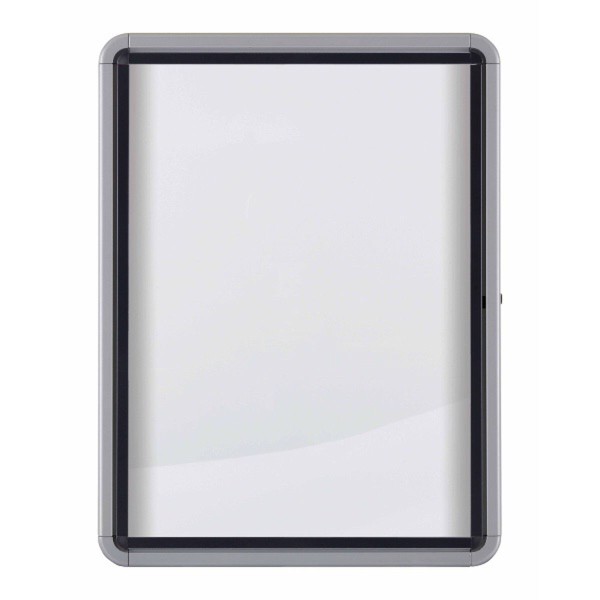 Cork board Nobo White Aluminium