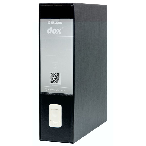 Refillable storage binder Rexel Dox 1 Black A4