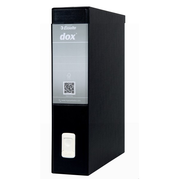 Refillable storage binder Rexel Dox 2 Black A4 Cardboard Recycled