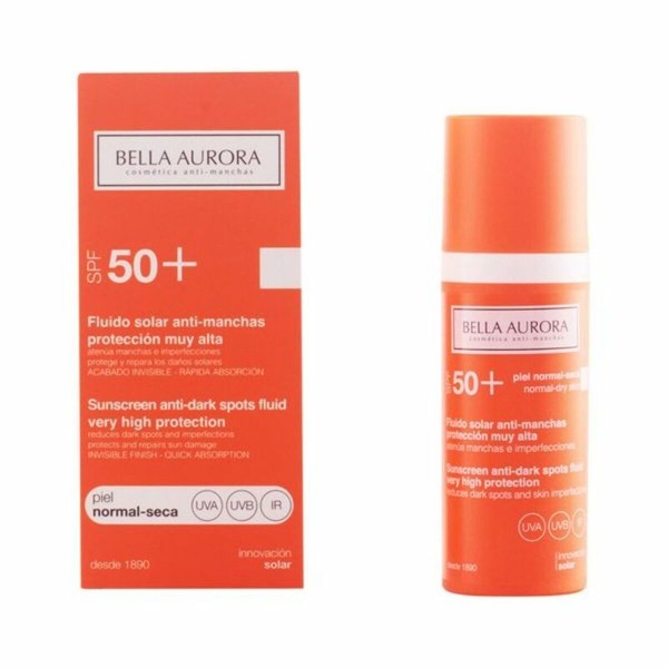 Saulės kremas nuo rudų dėmių Spf +50 Bella Aurora 2526108 SPF 50+ 50 ml