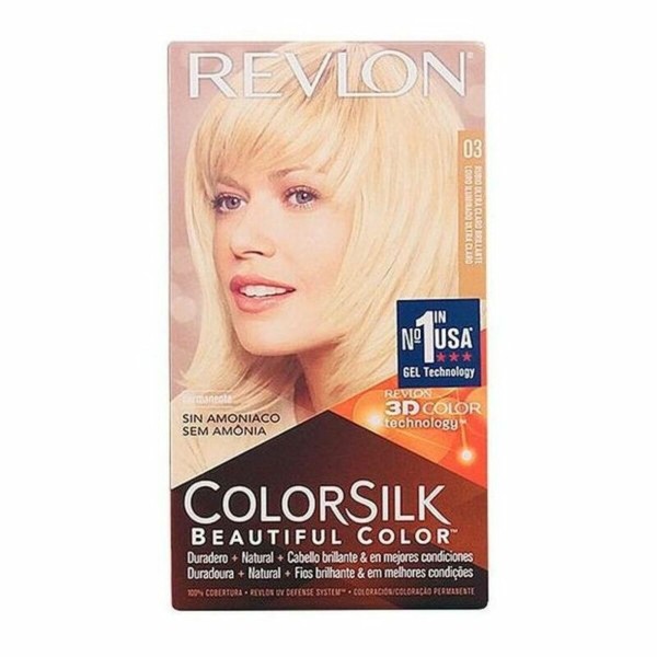 Ammoniaagivaba juuksevärv Colorsilk Revlon RK-76789 Ülikerge loomulik blond (1 Ühikut)