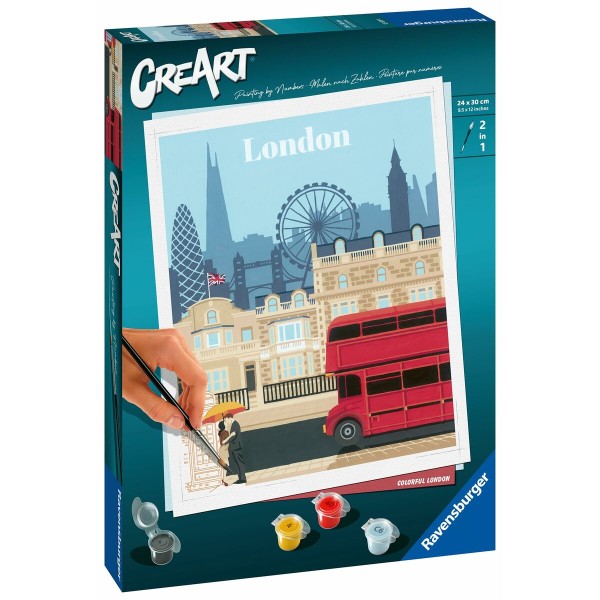 Maalaus numeroiden mukaan -sarja Ravensburger London