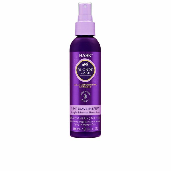 Kähertymistä vähentävä suihke HASK Blonde Care Väriä neutralisoiva 175 ml