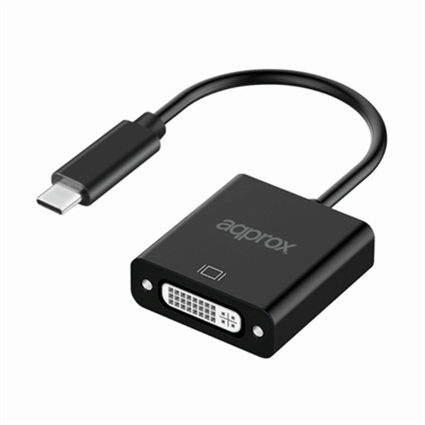 USB-C uz DVI Adapteris approx! APPC51 Melns