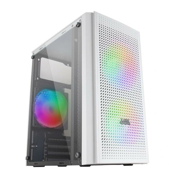 ATX pusiau bokšto tipo korpusas Mars Gaming MC300W Balta RGB