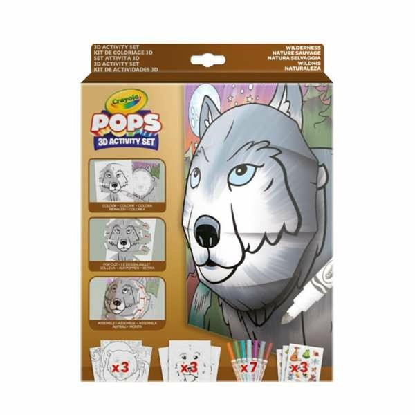 Рисунки для рисования Crayola 3D Color Pops Mystical природа