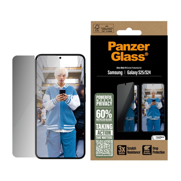 Защита для экрана для телефона PanzerGlass Samsung S25-S24