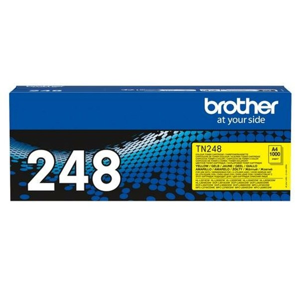 Оригинальный тонер Brother TN248Y Жёлтый