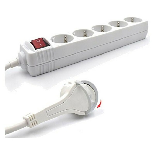 Power Socket - 5 sockets with Switch Ewent EW3955 1,5 m (1,5 m)