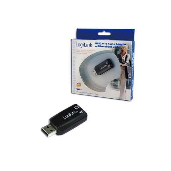 Logilink | USB Audio adapter, 5.1 sound effect