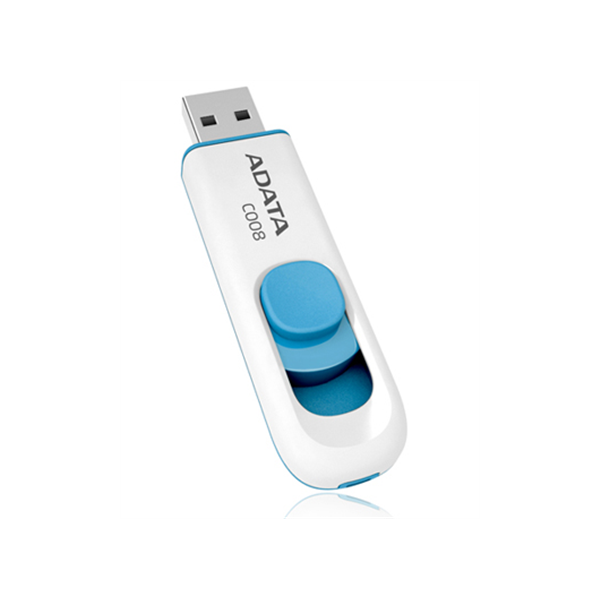 ADATA | C008 | 32 GB | USB 2.0 | White/Blue