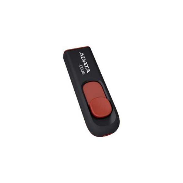 ADATA | C008 | 64 GB | USB 2.0 | Black/Red