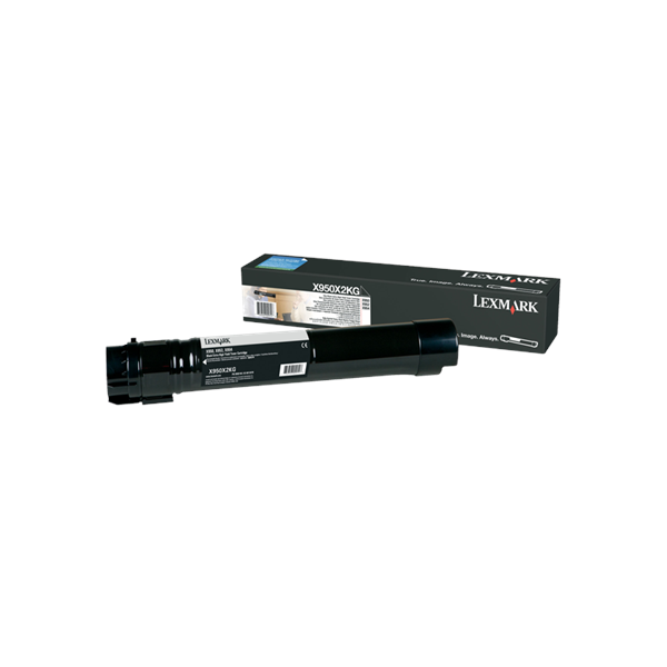 Lexmark X950X2KG | X95x Black Extra High Yield Toner Cartridge (32K) | Cartridge | Black