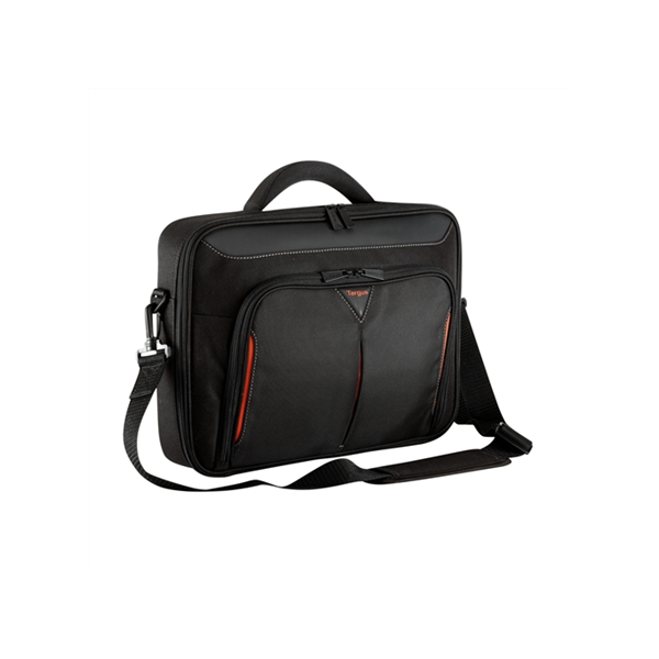 Targus | Classic+ | Fits up to size 15.6 " | Messenger - Briefcase | Black/Red | Shoulder strap