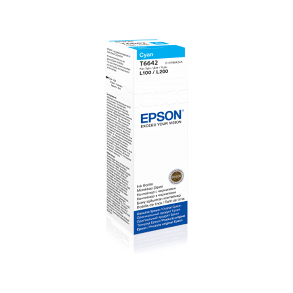 Epson T6642 Ink bottle 70ml | Ink Cartridge | Cyan