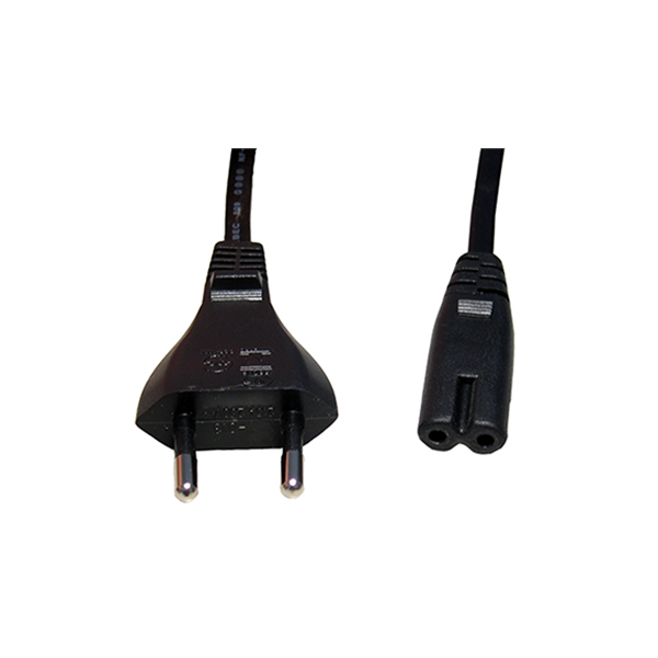 Cablexpert | Power cord (C7), VDE approved | Black Power plug type C