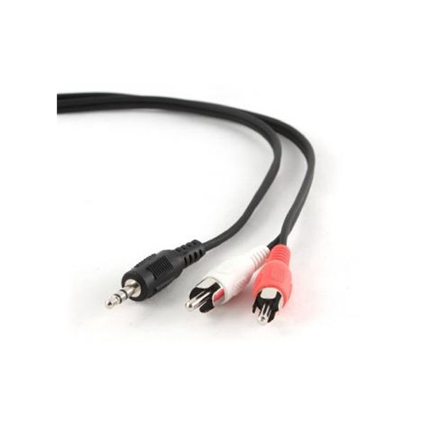 Cablexpert | 2.5m, 3.5mm/2xRCA, M/M | 3.5mm | 2 x RCA