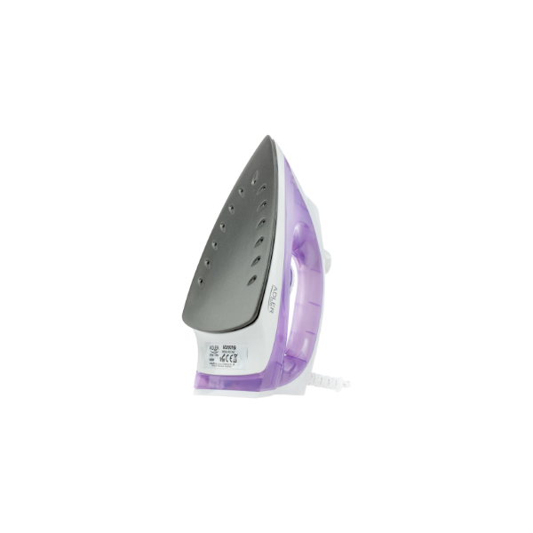 Iron | Adler | AD 5019 | With cord | 1600 W | Water tank capacity 100 ml | Continuous steam 10 g/min | Violet/White