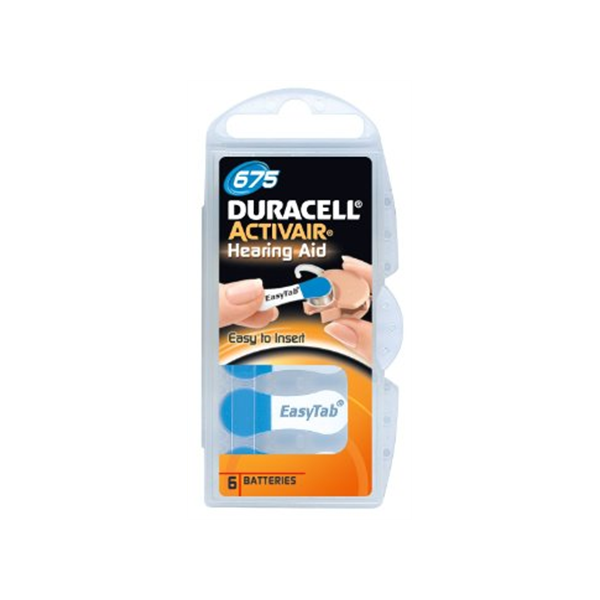 Duracell | A675/DA675/ZL675 | Zinc air cells | 6 pc(s)