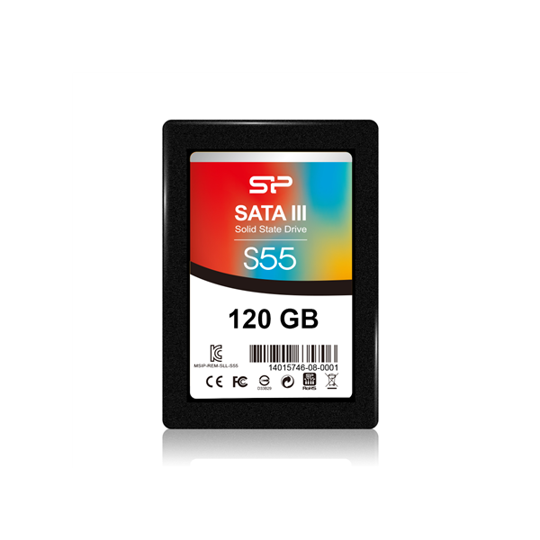 Silicon Power | Slim S55 | 120 GB | Solid-state drive interface SATA | Read speed 550 MB/s | Write speed 420 MB/s