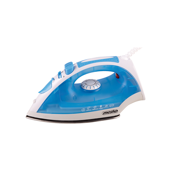 Iron | Mesko | MS 5023 | With cord | 2200 W | Blue/White