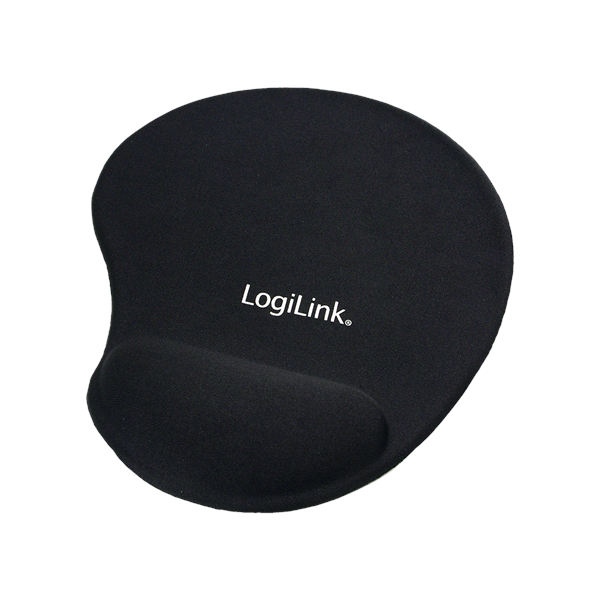 Mousepad with Gel Wrist Rest Support, | Logilink | ID0027 | Black