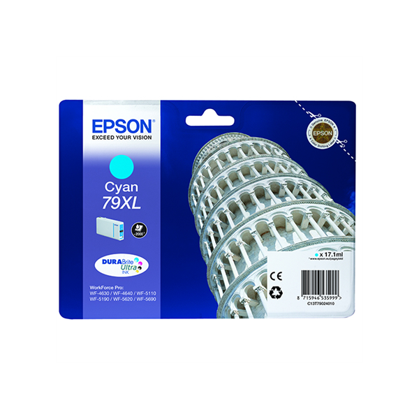Epson 79XL | C13T79024010 | Inkjet cartridge | Cyan