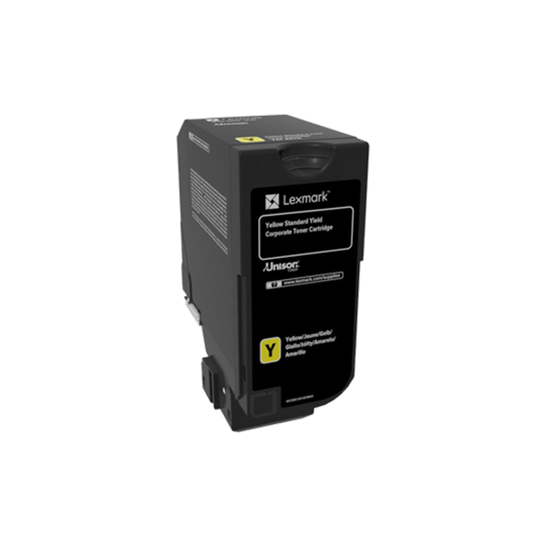 Lexmark Corporate | 74C2SYE | Laser Toner Cartridge | Yellow