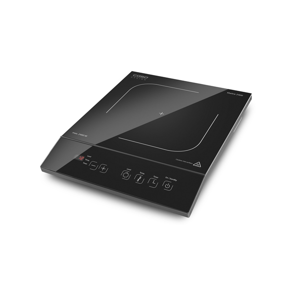 Caso | Free standing table hob | 02230 | Number of burners/cooking zones 1 | Sensor touch control | Black | Induction