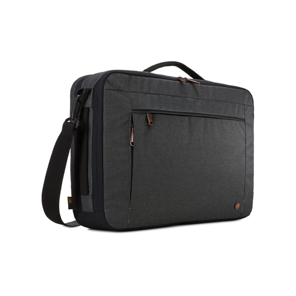 Case Logic | Era Hybrid Briefcase | Fits up to size 15.6 " | Messenger - Briefcase/Backpack | Obsidian | Shoulder strap