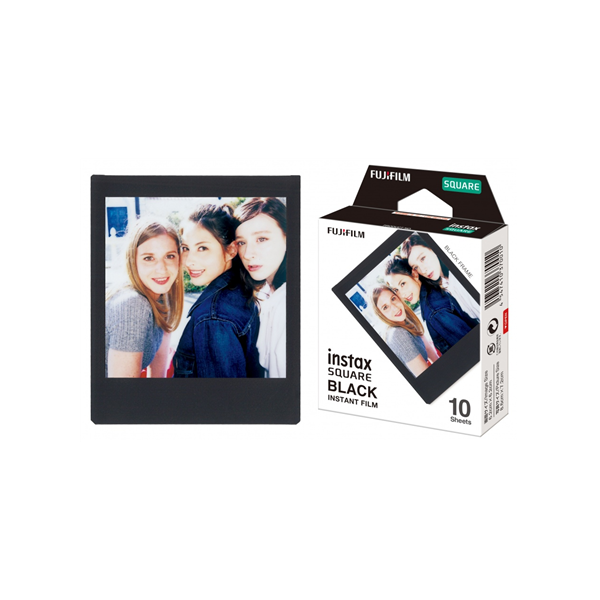 Fujifilm | Instax Square Instant Film Black | Glossy | Quantity 10