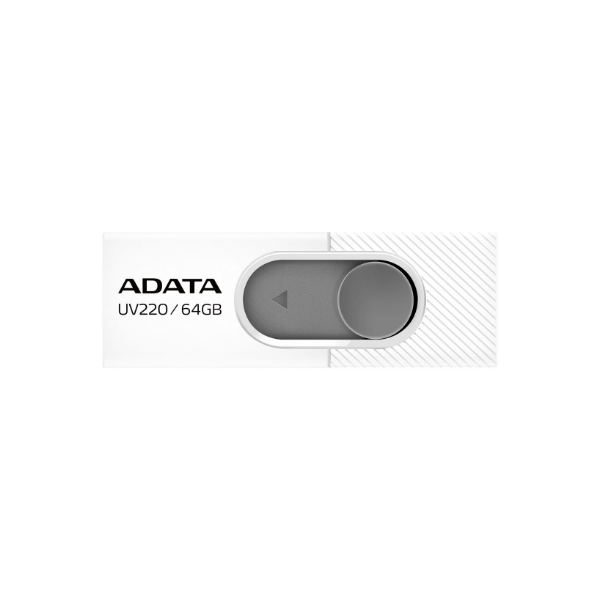 ADATA | UV220 | 64 GB | USB 2.0 | White/Gray