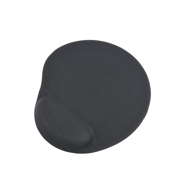 Gembird | Gel mouse pad with wrist support | Ergonomic mouse pad | 240 x 220 x 4 mm | Black